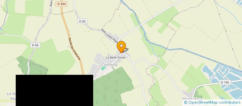 localisation de l'entreprise COMMUNE DE CORMOST  CORMOST