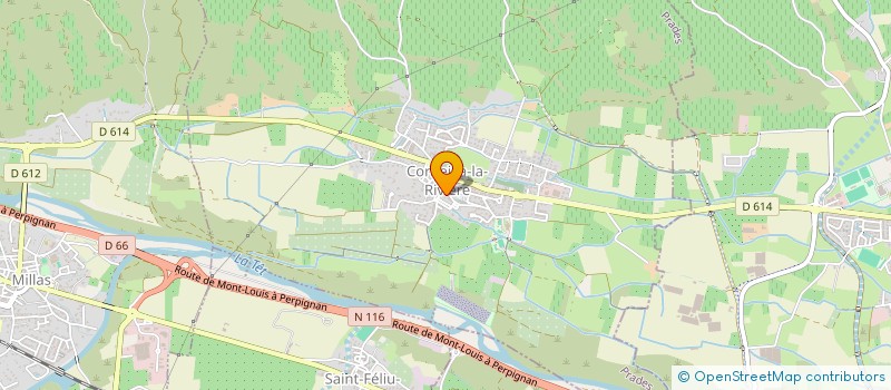 localisation de l'entreprise COMMUNE DE CORNEILLA-LA-RIVIERE  CORNEILLA-LA-RIVIERE