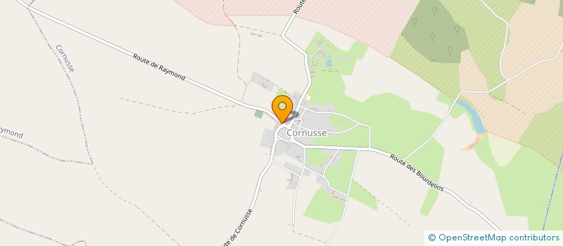 localisation de l'entreprise COMMUNE DE CORNUSSE  CORNUSSE