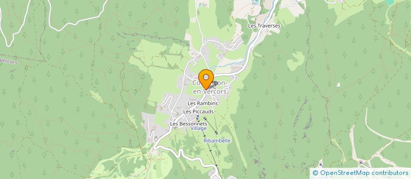 localisation de l'entreprise COMMUNE DE CORRENCON EN VERCORS  CORRENCON-EN-VERCORS