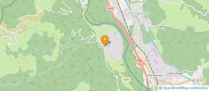localisation de l'entreprise COMMUNE DE COS à COS