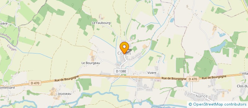 localisation de l'entreprise COMMUNE DE COSGES  COSGES