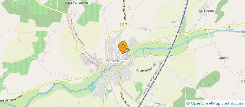 localisation de l'entreprise COMMUNE DE COTEAUX-DU-BLANZACAIS à COTEAUX-DU-BLANZACAIS