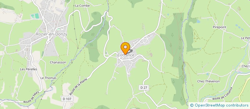 localisation de l'entreprise COMMUNE DE COTTANCE  COTTANCE