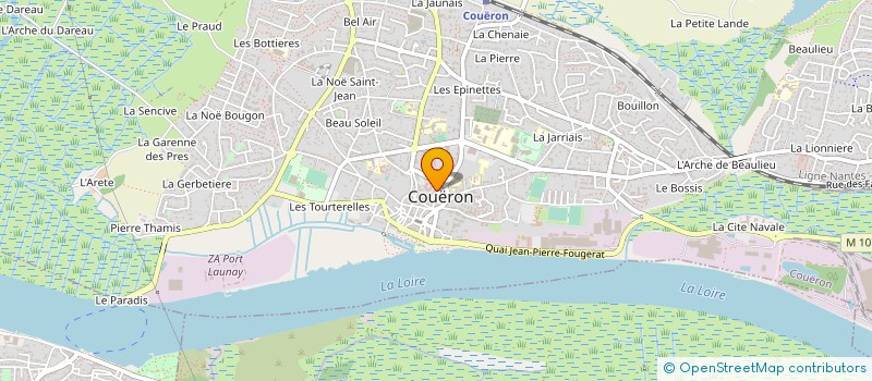 localisation de l'entreprise COMMUNE DE COUERON à COUERON