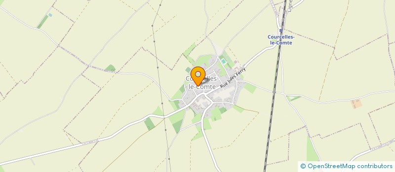 localisation de l'entreprise COMMUNE DE COURCELLES LE COMTE  COURCELLES-LE-COMTE