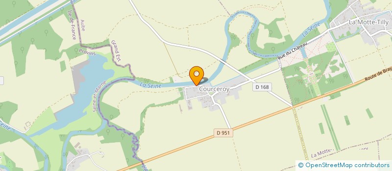 localisation de l'entreprise COMMUNE DE COURCEROY  COURCEROY