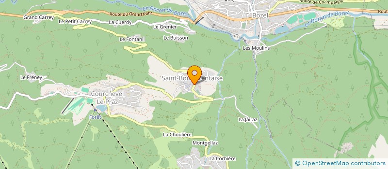 localisation de l'entreprise COMMUNE DE COURCHEVEL à COURCHEVEL