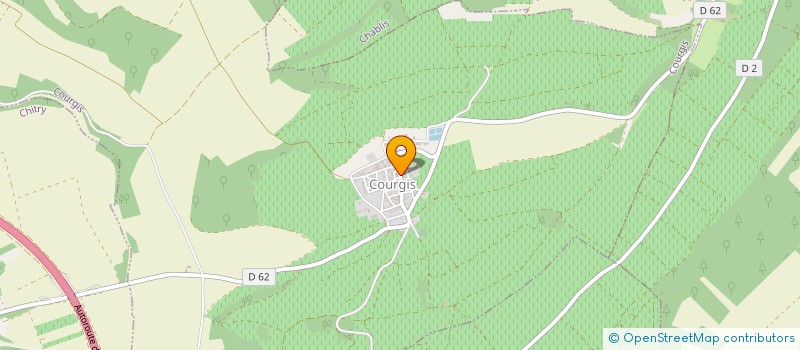 localisation de l'entreprise COMMUNE DE COURGIS  COURGIS