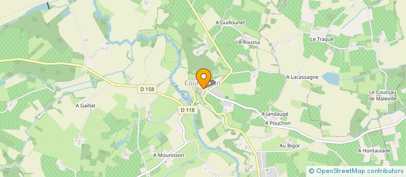 localisation de l'entreprise COMMUNE DE COURRENSAN  COURRENSAN