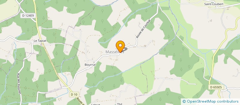 localisation de l'entreprise COMMUNE DE COURS LES BAINS  COURS-LES-BAINS