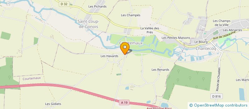 localisation de l'entreprise COMMUNE DE COURTEMAUX à COURTEMAUX
