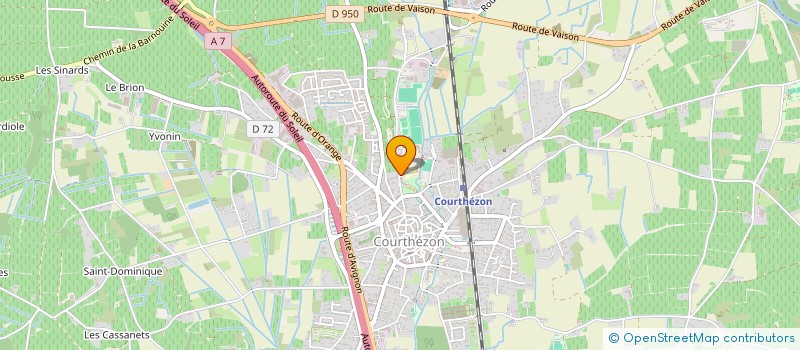 localisation de l'entreprise COMMUNE DE COURTHEZON à COURTHEZON