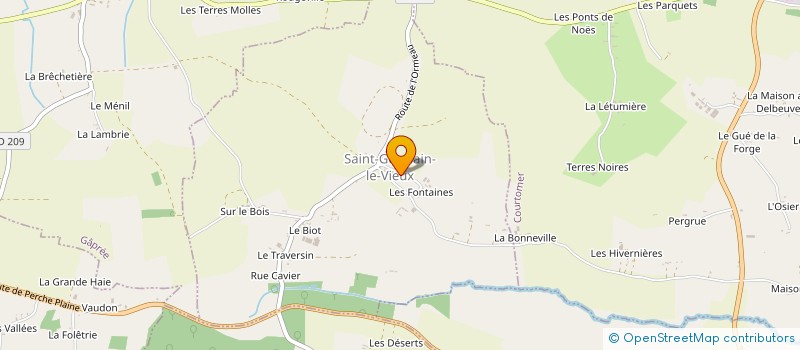 localisation de l'entreprise COMMUNE DE COURTOMER à COURTOMER