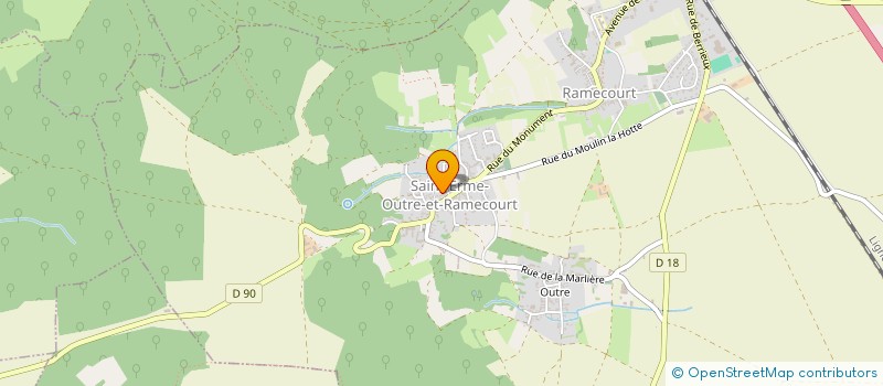 localisation de l'entreprise COMMUNE DE COURTRIZY ET FUSSIGNY  COURTRIZY-ET-FUSSIGNY