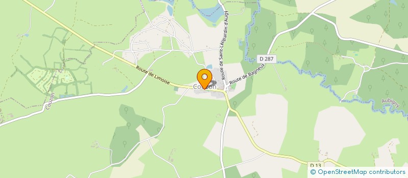 localisation de l'entreprise COMMUNE DE COUZON  COUZON