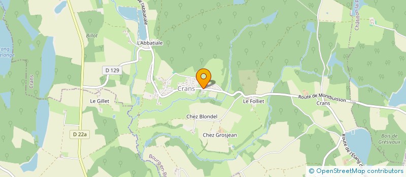 localisation de l'entreprise COMMUNE DE CRANS  CRANS