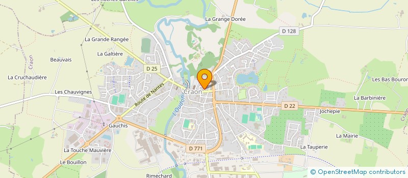 localisation de l'entreprise COMMUNE DE CRAON à CRAON