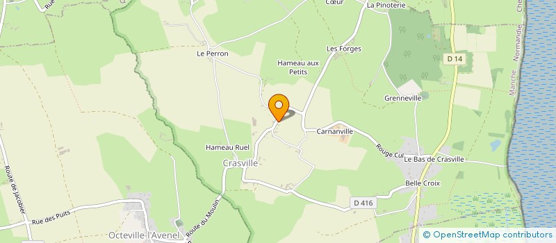 localisation de l'entreprise COMMUNE DE CRASVILLE  CRASVILLE