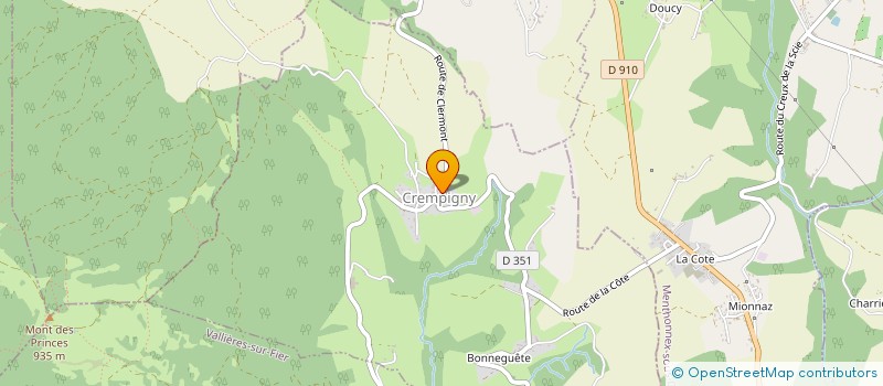 localisation de l'entreprise COMMUNE DE CREMPIGNY BONNEGUETE  CREMPIGNY-BONNEGUETE