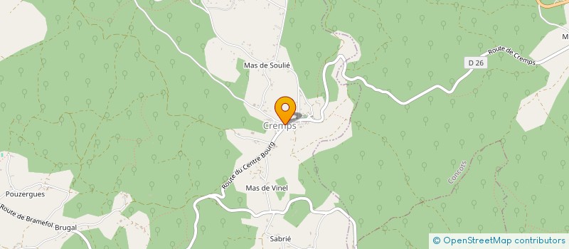localisation de l'entreprise COMMUNE DE CREMPS  CREMPS