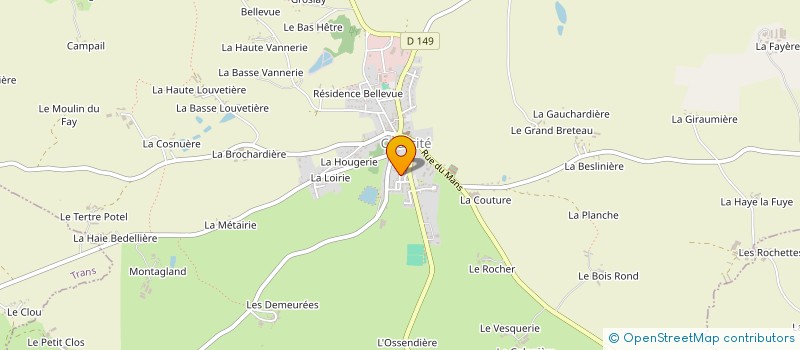 localisation de l'entreprise COMMUNE DE CRENNES-SUR-FRAUBEE à CRENNES-SUR-FRAUBEE