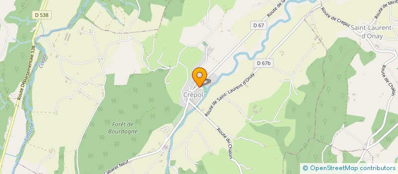localisation de l'entreprise COMMUNE DE CREPOL  CREPOL