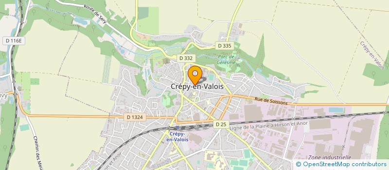 localisation de l'entreprise COMMUNE DE CREPY EN VALOIS à CREPY-EN-VALOIS
