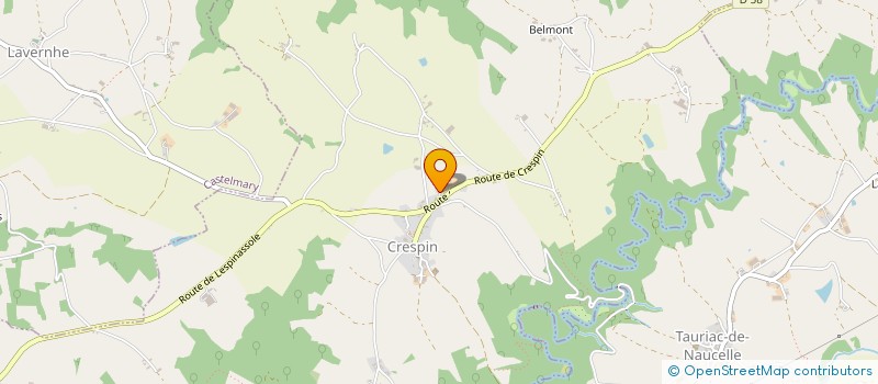 localisation de l'entreprise COMMUNE DE CRESPIN  CRESPIN