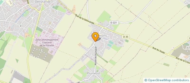 localisation de l'entreprise COMMUNE DE CRESSERONS  CRESSERONS