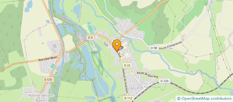 localisation de l'entreprise COMMUNE DE CREVECHAMPS  CREVECHAMPS