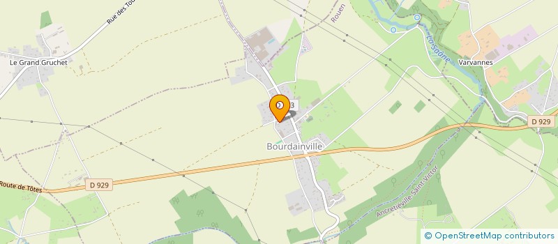 localisation de l'entreprise COMMUNE DE CRIQUETOT SUR OUVILLE  CRIQUETOT-SUR-OUVILLE