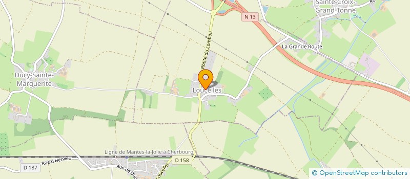 localisation de l'entreprise COMMUNE DE CRISTOT  CRISTOT