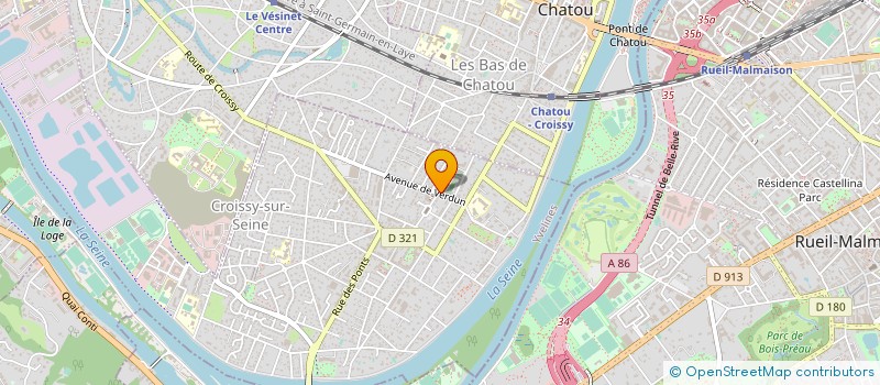 localisation de l'entreprise COMMUNE DE CROISSY SUR SEINE  CROISSY-SUR-SEINE