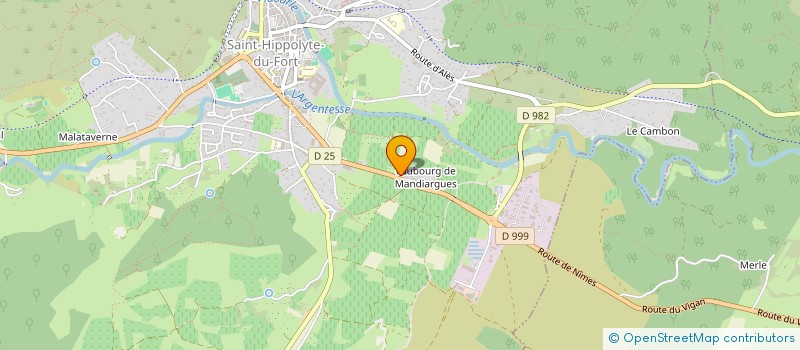 localisation de l'entreprise COMMUNE DE CROS  CROS