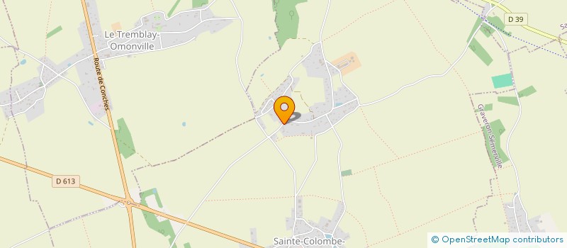 localisation de l'entreprise COMMUNE DE CROSVILLE LA VIEILLE  CROSVILLE-LA-VIEILLE