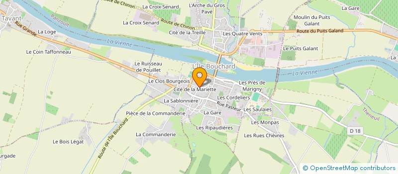 localisation de l'entreprise COMMUNE DE CROUZILLES  CROUZILLES