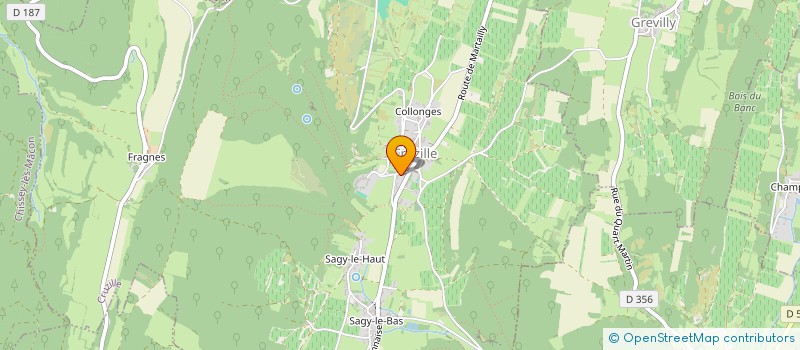 localisation de l'entreprise COMMUNE DE CRUZILLE  CRUZILLE