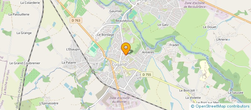 localisation de l'entreprise COMMUNE DE CUGAND-LA-BERNARDIERE  CUGAND