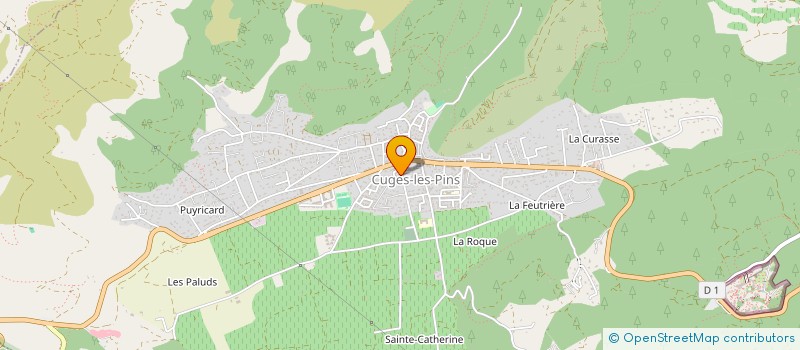 localisation de l'entreprise COMMUNE DE CUGES LES PINS à CUGES-LES-PINS