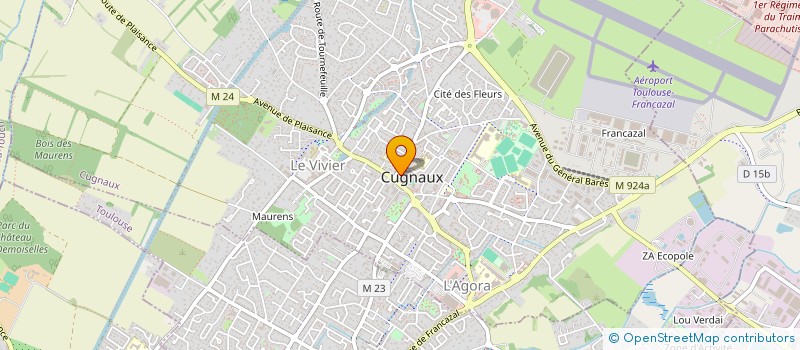 localisation de l'entreprise COMMUNE DE CUGNAUX à CUGNAUX