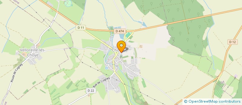 localisation de l'entreprise COMMUNE DE CUGNEY  CUGNEY