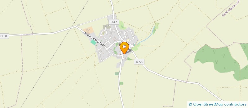 localisation de l'entreprise COMMUNE DE CUIGNIERES  CUIGNIERES