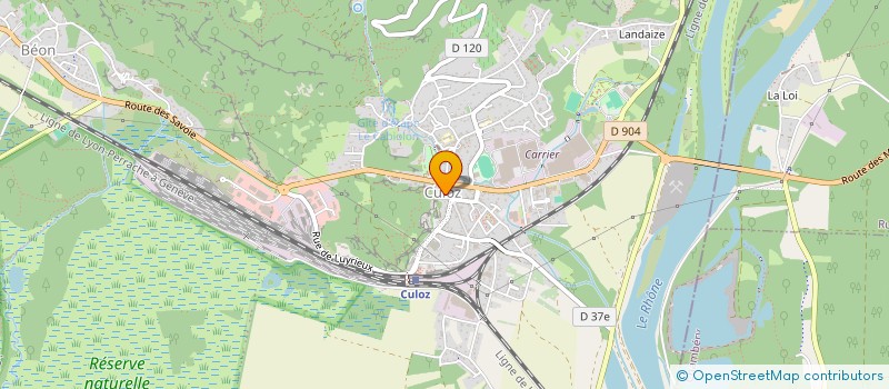 localisation de l'entreprise COMMUNE DE CULOZ-BEON à CULOZ-BEON