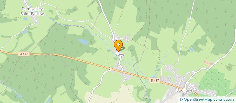 localisation de l'entreprise COMMUNE DE CUVE  CUVE