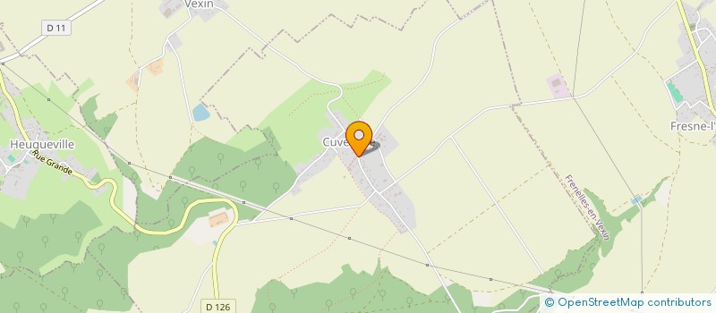 localisation de l'entreprise COMMUNE DE CUVERVILLE  CUVERVILLE
