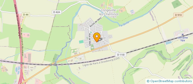 localisation de l'entreprise COMMUNE DE CUVRY  CUVRY