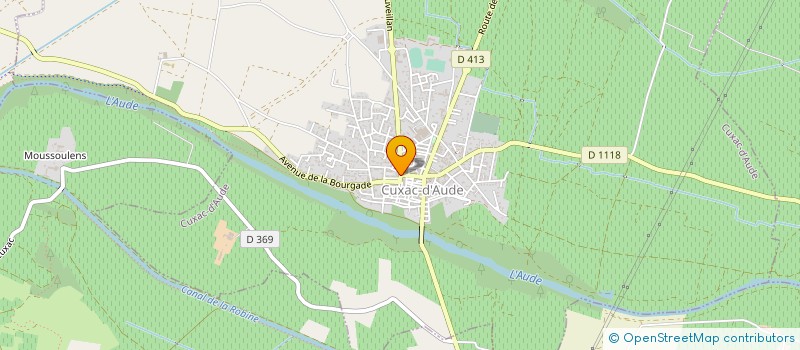 localisation de l'entreprise COMMUNE DE CUXAC-D AUDE à CUXAC-D'AUDE
