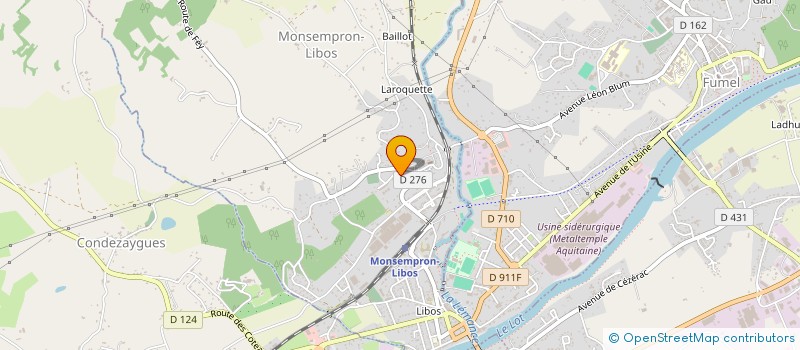 localisation de l'entreprise COMMUNE DE CUZORN  CUZORN