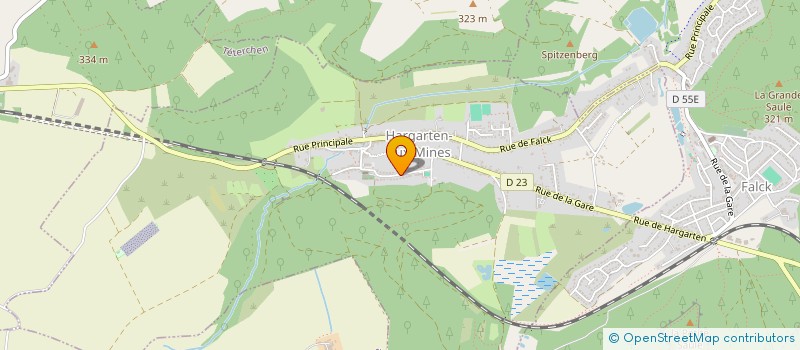 localisation de l'entreprise COMMUNE DE DALEM  DALEM